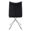 Dining Chair, Side, Upholstered For Dining Room, Contemporary Comfortable Seating (Set of 2) - Black - Image 6