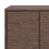 Lowry - Large 4 Door Sideboard Buffet - Distressed Charcoal Brown - Image 6