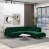 Brooke - Sectional Sofa Right Facing - Green - Image 6