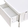 Lift Top Coffee Table With 2 Drawers, Multi Functional Adjustable Coffee Table With Hidden Storage Compartment For Living Room - White - Image 13
