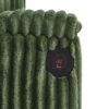 Modern 4 Seater Corduroy Sofa With USB Ports, Hidden Storage Arms, Flip Top Cup Holders - Green - Image 11
