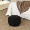 Fuji - Mushroom Footstool Ottoman - Ebony Black - Image 4