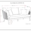 Carmel - Outdoor Sofa - Sand Drift - Image 11