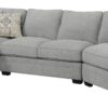 Berza - Left Side Facing Chaise Sectional - Gray - Image 8