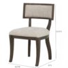 Marie - Upholstered Dining Chair (Set of 2) - Beige - Image 3
