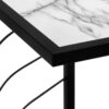 Accent Table, C - Shaped, Versatile Use - White - Image 3