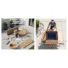 Elegant Wide Outdoor Wicker Loveseat With Plush Cushions Perfect For Cozy Gatherings - Gray / Gray Mix - Image 17
