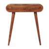 Mini Dressing Table With Foldable Mirror - Caramel - Image 13