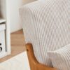Accent Chair & Pillow Upholstered Arm Chair - Beige - Image 8