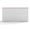 Large Dog Crate, Water Resistant Indoor Pets Furniture Double Dog Crates - Brown White - Image 23