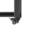Heavy Duty Metal Shelving Unit With Pegboard And Wheels For Versatile Storage - Black - Image 19