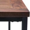 Skyler - Square Coffee Table - Dark Cognac Brown - Image 5
