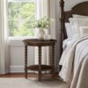 Philippe - Round End Table With Shelf - Brown - Image 8