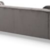 Elegant Contemporary Sofa - Dark Gray - Image 3