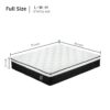 12" Full Size Hybrid Mattres 12" With 7 Zoned Memory Foam Individual Pocket Springs Breathable Knitted Cover - White - Image 7