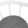 Swivel Stool Bar Height, Contemporary & Modern (Set of 2) - White / Gray - Image 7
