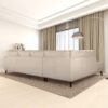 Amara - Left Sectional Sofa - Cream - Image 10