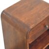 Aspen - Open Bedside Table - Dark Brown - Image 9
