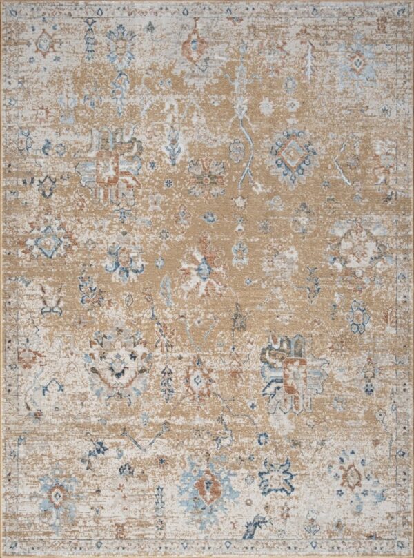 Noble - 2' X 3' Area Rug - Gold