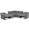 Power Recliner Corner Sofa Home Theater Reclining Sofa Sectional Couches With Storage Box, Cup Holders, USB Ports And Power Socket For Living Room - Dark Gray - Image 17