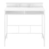 Computer Desk, Home Office, Standing, Storage Shelves, Laptop, Contemporary & Modern - White - Image 2