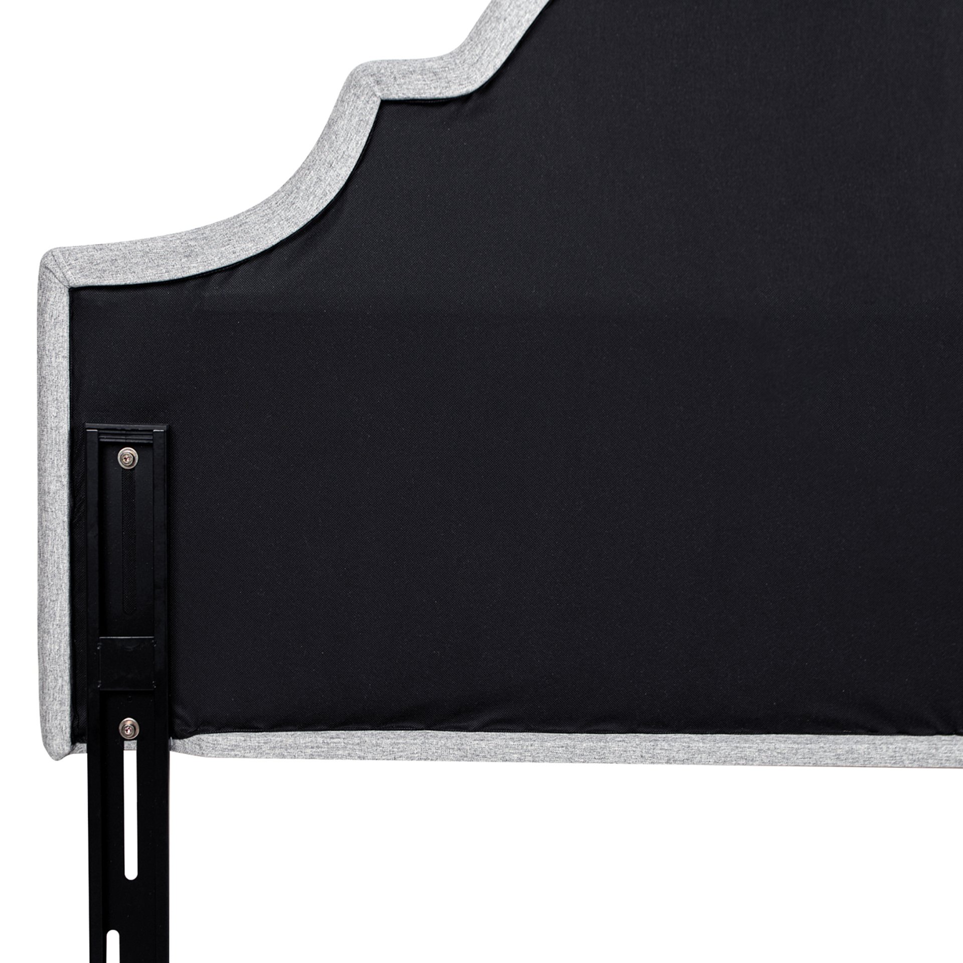 Catherine - Queen Upholstered Headboard - Light Gray - Image 3
