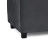 Avalon - Storage Ottoman - Distressed Black - Image 5
