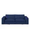 King Size Sleeper Sofa Bed, Pull Out Sofa Bed, 3 In 1 Convertible Sleeper Sofa, 3 Seat Couch With 2 Lumbar Pillows For Living Room - Blue - Image 16