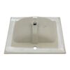 Premium Ceramic Rectangular Single Vanity Top With Overflow - White - Image 10