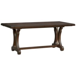 Rectangle Extension Dining Table - Brown