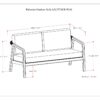 Palmetto - Outdoor Sofa - Stone Gray - Image 11