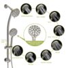 Multi Function Dual Shower Head System With 4.7" Rain Showerhead And Adjustable Slide Bar In - Brushed Nickel - Image 6
