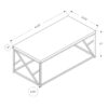 Table, Rectangular, Contemporary Versatile Placement - Gray - Image 4