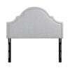 Catherine - Queen Upholstered Headboard - Light Gray - Image 6