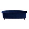 La Rosa - Victorian Chesterfield Tufted Sofa - Navy Blue - Image 3