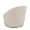 Anson - Swivel Chair With Soft Rounded Back - Off White - Image 8