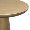 Dominique - Cast Aluminum Side Table - Brown - Image 7