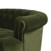La Rosa - Victorian Chesterfield Tufted Sofa - Olive Green - Image 10