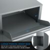 Steel Large Single Compartment Locking Parcel Drop Box With Keyed Access - Gray - Image 9