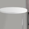 Accent Table Round For Living Room - White - Image 3