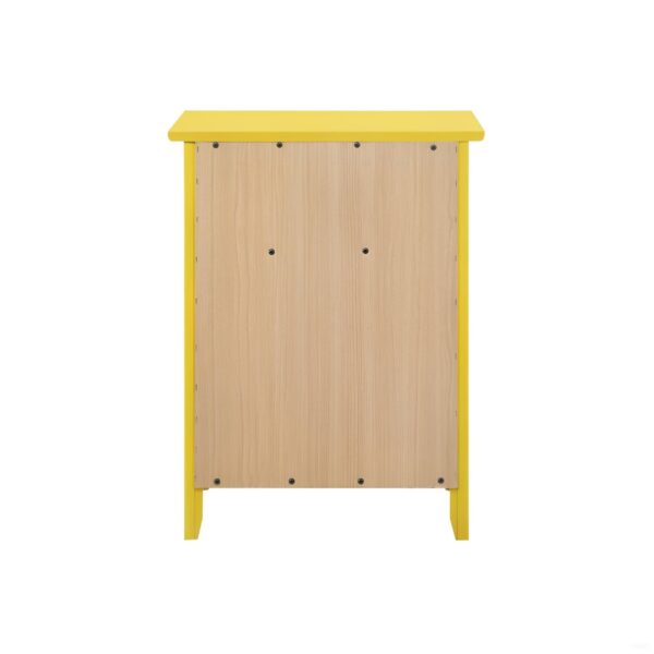 Chic Transitional Nightstand - Yellow