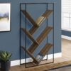 Bookshelf, Bookcase, Etagere, 3 Tier, Office, Contemporary & Modern - Brown - Image 10