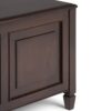 Connaught - Storage Bench Trunk - Dark Chestnut Brown - Image 5