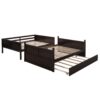 Full Over Full Bunk Bed With Twin Size Trundle - Espresso - Image 3