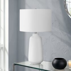 Lighting, Table Lamp, Ceramic, Modern - Cream