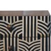 Inlay - Edessa Bone Bedside Table - Caramel - Image 6