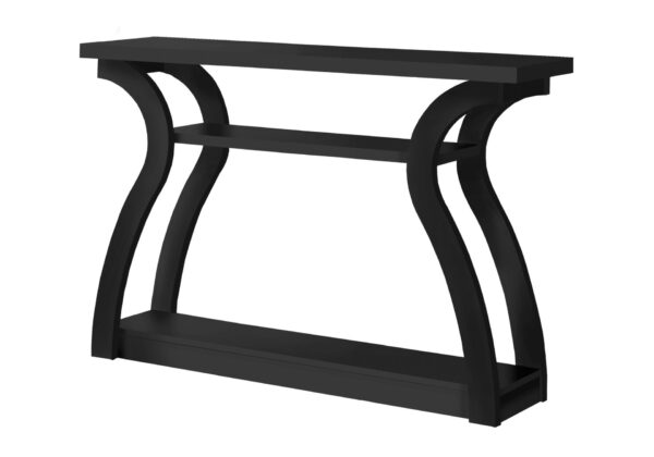 Accent Console Table For Entryway, Versatile Use - Black