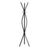 Coat Rack, Hall Tree, Free Standing, 3 Hooks For Entryway, Contemporary & Modern - Black - Image 2