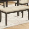 Bench, Rectangular, Hallway, Upholstered, Transitional - Cream - Image 10