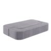 2 In 1 Foldable Sofa Plush Corduroy Sofa Convertible Floor Sofa Bed Deep Seating With Multi Functional Blanket Suitable For Living Rooms - Light Gray - Image 14
